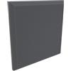 Lenacustica Pannelli Fonoassorbenti Elegance, 50x50x5 cm, Design Acustico per Pareti e Soffitto, Set da 4 Pezzi. (grigio)