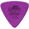 Jim Dunlop Dunlop 431P1.14 Tortex Triangolo, Viola, 1,14 Mm, Confezione Da 6