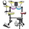 Gear4music Batteria Elettronica Mesh Per Bambini Con Cuffie Batteria Elettrica Musicale