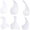 SHOWERORO Battipenna Per Chitarra Acustica 40-41 Pollici in Plastica Bianco Trasparente Antigraffio Adesivo Protezione Per Deflettore Accessorio Per Chitarra Folk