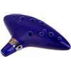 AFUNTA 12 Hole Ocarina di ceramica Alto C Ocarina Flute con Song Book (Neck Strap Cord con colore casuale) - Blu