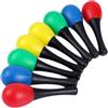 Oshhni 8 pezzi sonagli a percussione manuale maracas strumento musicale latino professionale rumba shaker per la raccolta di festival KTV concerto
