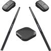 banapoy Set di Batteria Elettrica, Kit di Batteria Virtuale Elettronica Portatile, Set di Batteria Elettrica con Bacchette, Kit di Batteria VR per Principianti, Bambini e Adulti