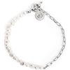 SINGULARU - Bracciale Chic Pearl. Acciaio con Lunghezza 18 cm con Perle Naturali d'Acqua Dolce. Gioielli da Donna