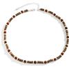 ALRNBY Collana da uomo con perline in legno marrone, stile boho, surfista, spiaggia, regalo per adolescenti, gioielli alla moda, legno, altro, legno, Legno, altro