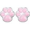 NewL Orecchini a forma di gatto in argento Sterling 925 con design a tema animale, gioielli da regalo per donne e ragazze, Pietra, Zirconia cubica