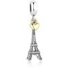 LES FOLIES DI PAOLA GRIECO Charm Torre Eiffel Parigi Cuore Amore Innamorati in argento 925 - Les Folies per Pandora