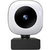 Obahdirry Fotocamera USB 1080P Webcam Luce di Riempimento Ad Alta Definizione Macchina Fotografica Del Computer Supplemento Di Bellezza Luce Driver