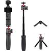 PellKing Treppiede da tavolo e selfie stick treppiede kit per fotocamera DJI OSMO Pocket 3 2