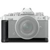Nikon GR-1 Impugnatura con estensione per Nikon Z fc, texture della parte posteriore del corpo della fotocamera, nero