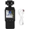 WIHFHGZ 1080P Digital Camera Handheld Action Camera con WiFi e Stabilizzazione Smart, IP65 Water Proof, Multifunzione per Viaggi e Ciclismo
