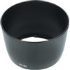 vhbw Paraluce compatibile con Canon EF 75-300mm f/4-5.6, 75-300mm f/4-5.6 III 58 mm obiettivo nero, plastica, rotondo, 8,6 cm