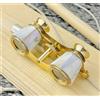 Generic Antico Vintage Opera Occhiali Binocolo Madreperla & Maniglia Ottone Regalo