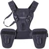 Generic Trasporto di 2 fotocamere DSLR, doppia tracolla, sistema imbracatura toracica, gilet fotografico, compatibile con reflex/videocamere(For three camera)