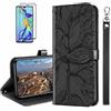 MUTOUREN Cover per Samsung Galaxy S21, Custodia a Portafoglio in Pelle Antiurto con Flip Cover Magnetica e Funzione di Supporto, con 1* Proteggi Schermo, Nero
