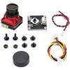 BAPPRJJ Mini1/3 CMOS 1500TVL B19 FPV Fotocamera Obiettivo da 2,1 mm Alimentazione 5V-30V PAL/NTSC Con OSD interno regolabile for RC FPV Racing Drone(Bundle 2)