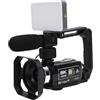 KIMISS Videocamera 8K Videocamera con Zoom Digitale 64MP 18X con Touch Screen da 3 Pollici WiFi Stabilizzazione a 6 Assi per Vlogging Streaming Live