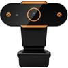 Genérico Webcam USB, minni webcam HD per streaming, minni webcam per laptop con funzione di messa a fuoco automatica, fotocamera USB con microfono, webcam regolabile, webcam per computer
