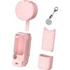 Tsophreniq Protezione flessibile per fotocamera Pocket 3, con copertura per obiettivo, in silicone, per fotocamera ad accesso completo