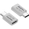 Generic Adattatore USB C Ad Angolo Retto - Adattatore USB C Da 90 Gradi, Porta Questo Adattatore USB C Ovunque E Dì Addio A Installazioni Complicate | Adattatore Di Estensione USB C Tipo C 8K 60Hz USB