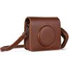 Ausla Borsa per Fotocamera C300R, Custodia Portatile in Pelle PU con Tracolla Regolabile per un Facile Trasporto (BROWN)