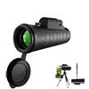 WANWEN Telescopio Monoculare, Monoculare HD 40X60 Ad Alta Potenza con Supporto Smartphone E Treppiede - Monoculare Impermeabile con Prisma Fmc Bak4 Durevole E Chiaro Dual Focus Little Surprise
