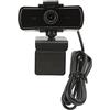 CCYLEZ Webcam 2K, Webcam HD Desktop per Laptop, Videocamera per Computer USB con Videochiamata HD 2K e Microfono Integrato