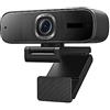 DIGNIFE Webcam, Webcam Webcam Smart Full HD, Inquadratura alimentata da AI Autofocus Webcam 2K con microfoni con cancellazione del rumore for conferenze,Telecamera Del Computer