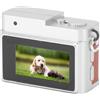 ciciglow Mini Fotocamera del Portachiavi, Piccola Fotocamera Digitale retrò 1080p Foto 2 MP da 0,96 Pollici Schermo a Colori con Luce di Riempimento a LED 4 Filtri per le Registrazioni di (BROWN)