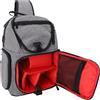 Jectse Zaino per Fotocamera, Borsa Fotografica Professionale Multifunzionale Resistente Alle Intemperie in EVA con Divisori Rimovibili per i Viaggi (GREY)