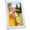 Bewinner Frame di Immagini Digitali WiFi, Touch Screen da 10,1 Pollici Smart Cloud Foto Frame 1280x800 HD Display Auto Ruota da 32 GB Archiviazione Music Reyback Gift (WHITE)
