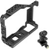 Generico Compatibile con Fujifilm X-T3 X-T2 Cage Rig | Gabbia video con stabilizzatore for treppiede e doppia staffa for hot shoe.(With mini tripod)