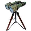 Nautical Replica Hub Binocolo in Stile Nautico, Anticato, Perfetto Zoom, Stile Vintage, con Supporto in Legno