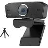 VXDEFP Webcam PC USB HD Webcam Microfono integrato Smart 1920 X 1080P 30fps Web Cam Camera for computer portatili desktop Gioco for PC for conferenze, streaming live, registrazione