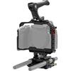 DGERFDJO Compatibile con Panasonic Lumix S5 II e IIX, kit base leggero con gabbia for fotocamera completa(TA-T50-A-B)