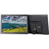 LLAETF Album fotografico digitale 1440x900 Display IPS Full HD con lettore foto/musica/video Calendario Allarme Timer accensione/spegnimento automatico con telecomando, supporto USB e scheda SD Cor
