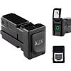 Reeoutdoor 86190-02010 - Adattatore jack AUX per Tacoma Corolla Tundra, ingresso Aux, 86190 02010