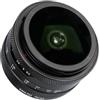 Generico Compatibile con EX M43 RF Z Mount 6.5mm F2.0 APS-C Obiettivo Fisheye circolare 192° Messa a fuoco manuale for la fotografia del cielo stellato(Sony E-mount(APS-C))