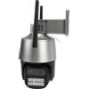 Yunseity Camera di Sicurezza a Doppia Lente Esterna Ad Alta Definizione HD HD 360 ° ROTALLE RATURA IN AI AI Sorveglianza di Rilevamento 2 MP per Uso Domestico/ufficio (Spina europea)