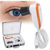 ELIKBH Rilevatore oculare portatile da 5,0 MP, fotocamera per iridologia oculare, fotocamera per analisi computerizzata USB 2.0 Iriscope Risoluzione 2560x1920 Obiettivo 30x