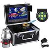 JOXLOVER Telecamera subacquea per la pesca, Videocamera for la pesca subacquea Schermo a colori grande da 9 pollici 1000TVL Fish Finder Rotazione orizzontale a 360 ° Fotocamera impermeabile Cavo da 30 m per la