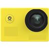 AMRTTWY Action Camera, Telecamera d'azione originale di base impermeabile 4K 1080P, telecamera for casco, auto sportiva, registro,per Ciclismo, Moto(Yellow)