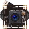 ELP 2.1mm Lens Grandangolare 1080P H.264 Microfono PC Web USB Telecamera di Sicurezza per Computer Mini UVC USB2.0 Video Audio Webcam Board 2MP CMOS AR0330 Lightburn Laser Camera per Laptop