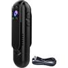 Generic Fotocamera Mini 1080P HD, portatile indossabile con obiettivo ampio angolo di 140 °, visione notturna a infrarossi, batteria 6 ore di vita, legge per l'applicazione dell'ordine, sport all'aria aperta