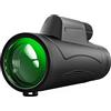 MissYin Telescopio monoculare 10X42, telescopio portatile con prisma ad alta potenza con supporto per smartphone e treppiede, per adulti e bambini Cannocchiale monoculare HD per birdwatching Caccia Escursio