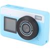 Yanmis Fotocamera Subacquea, Videocamera Subacquea a Doppio Schermo IP68 Resistente Alla Pioggia 48MP Zoom 18X, con Schermi Anteriori e Posteriori per Immersioni Snorkeling (BLUE)