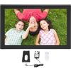 Greensen Frame di Immagini Digitali da 17 Pollici WLAN 1440x900 HD TOUNT STRAFORMAZIONE POTO POTOLO, ROTAZIONE AUTOMATICA, Diverse Lingue per Casa, pubblicità (Spina europea)