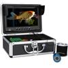 BJdfgE Doppia lampada 9 pollici DVR Recorder 15M 30M 1000TVL15pcs LED bianchi + 15pcs a infrarossi for ghiaccio/mare/fiume pesca subacquea telecamera(F003AD-2L-30M)