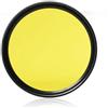 Ymnilian Filtro Polarizzatore, Filtri Fotografici Filtro a colori completo rosso arancione giallo verde viola blu avvitabile 37 40,5 43 46 49 52 55 58 62 67 72 77 82 mm(55mm,Yellow)