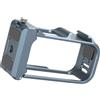 FHGSPQWM Alloggiamento ad alta resistenza per gabbia per fotocamera in miniatura Supporto per scarpa fredda Compatibile per microfono esterno e supporto per luce lampeggiante Supporto antiurto Dissipazione del